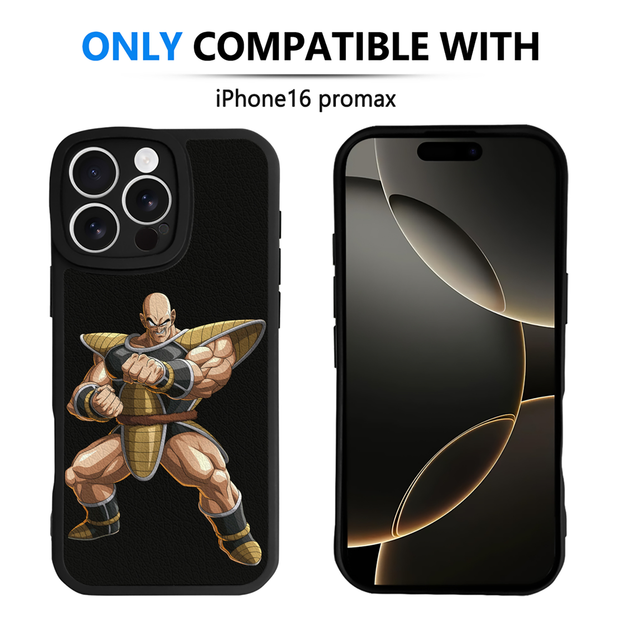 （画像用） ドラゴンボール DRAGON BALL 【iPhone 16シリーズ対応】シリコンスマホケース（レザー調） 材質：シリコン